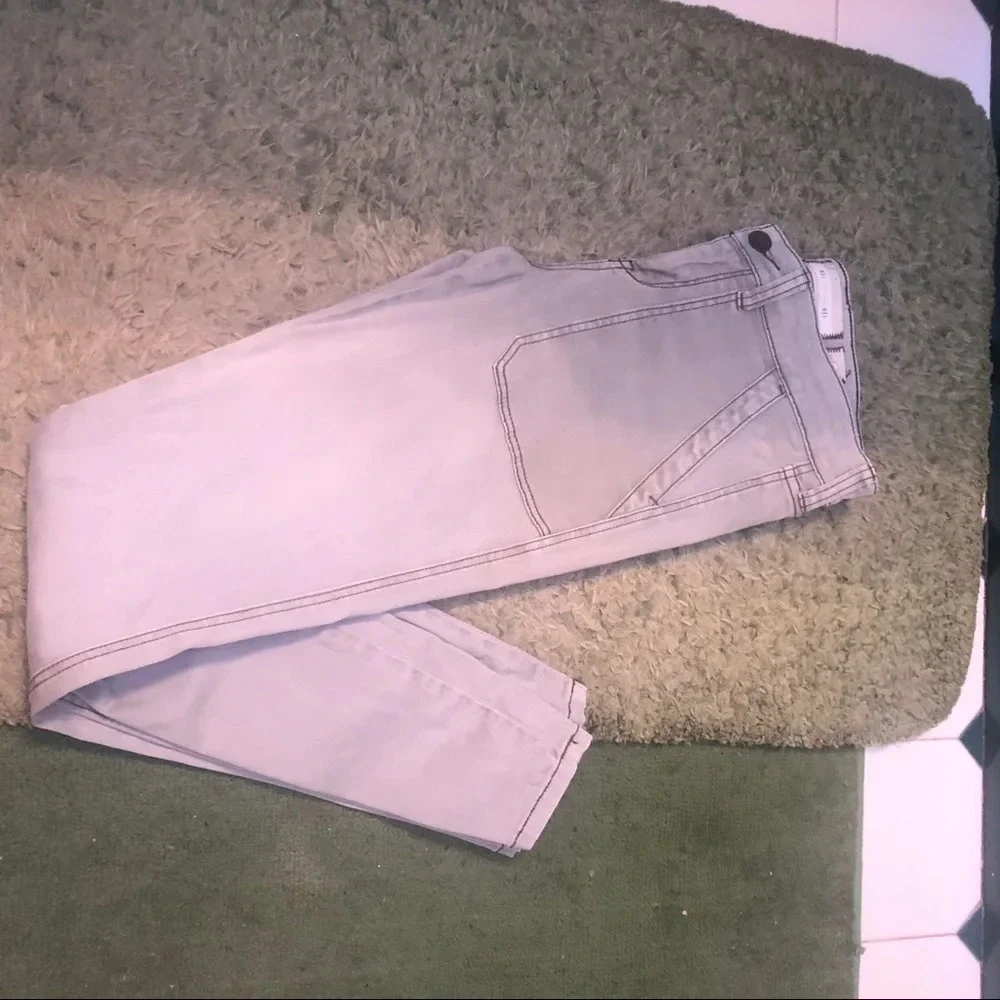 HEI HEI ANTHROPOLOGIE UTILITY JEANS